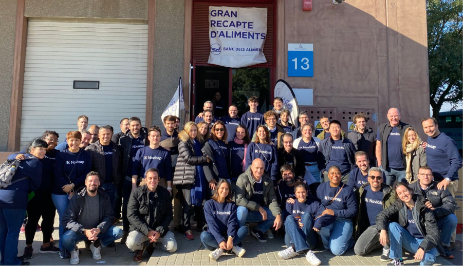 Novicap team at Banc dels Aliments